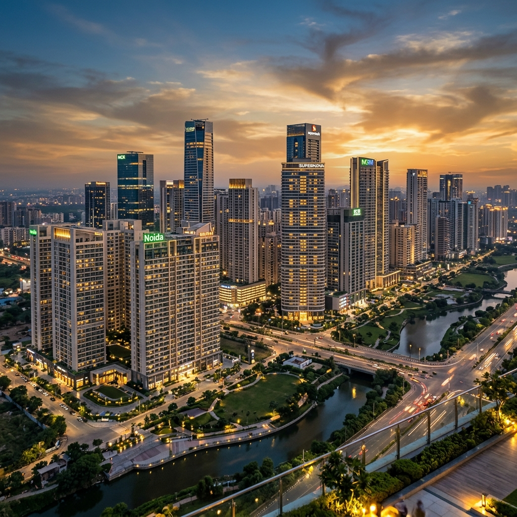 Noida NCR Skyline Luxury Residential Commercial Development